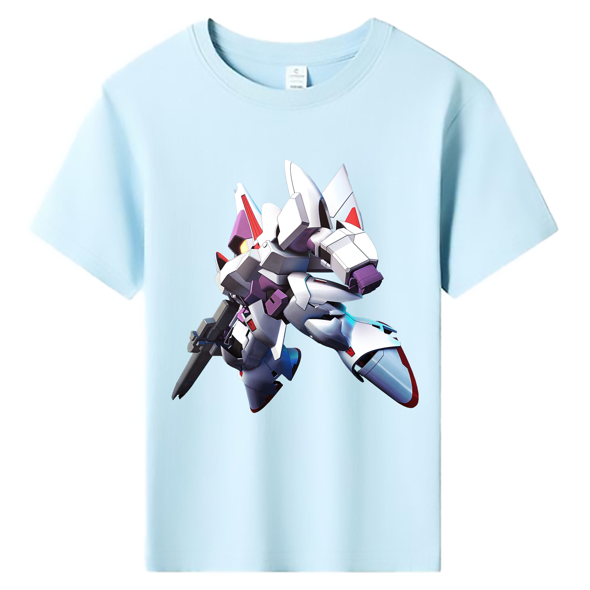 （画像用） 機動戦士ガンダム Mobile Suit Gundam 綿100％キッズTシャツ（フロントプリント）